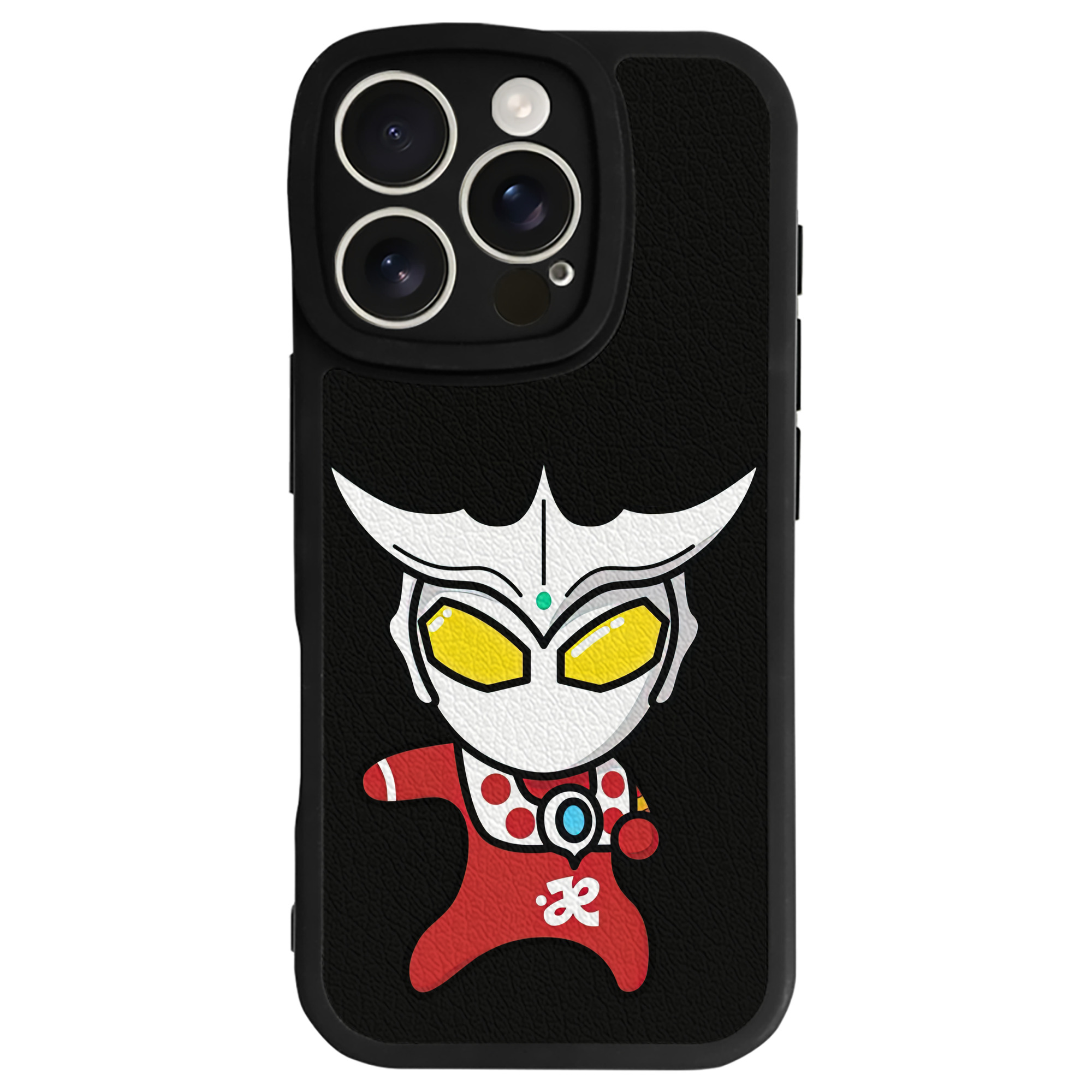 （画像用） ウルトラマン Ultraman 【iPhone 16シリーズ対応】シリコンスマホケース（レザー調） 材質：シリコン